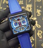 NEW 2024 Tag Heuer Monaco Skeleton Chronograph Watches Blue Face